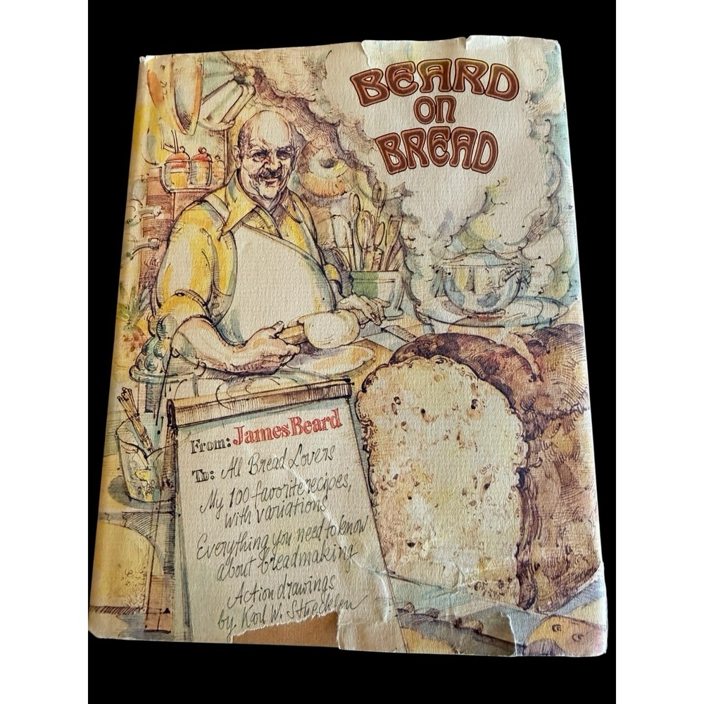 SIGNED Beard on Bread by James Beard First Edition/1st Printing 1973 Hardcover